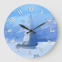 Sailing the Calm Blue Waters - Sailboating