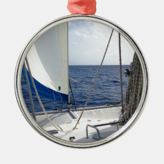 Sailing the Carribean Metal Tree Decoration