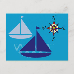 Sailing The Seas Postcard