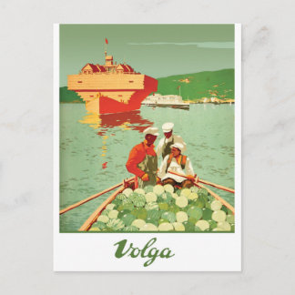 Sailing the Volga Postcard