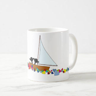 Sailing through Love Coffee Mug