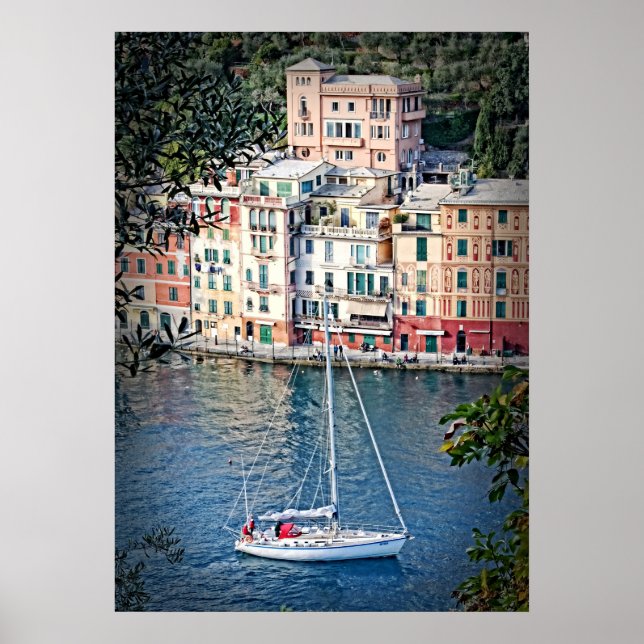 Sailing to Portofino, Italia Poster (Front)