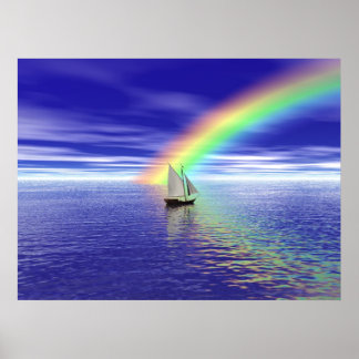 Sailing Towards Paradise Poster