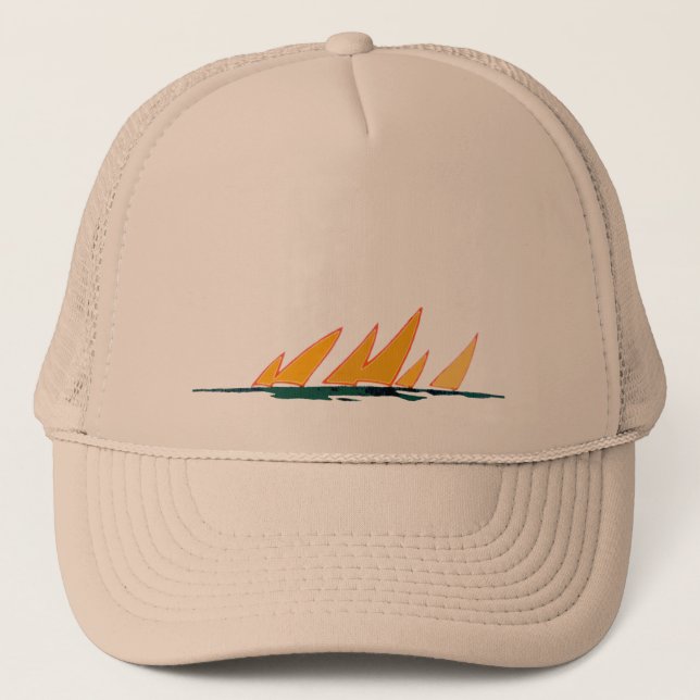 sailing trucker hat (Front)