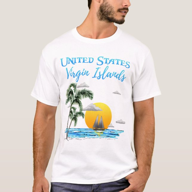 Sailing U.S. Virgin Islands T-Shirt (Front)