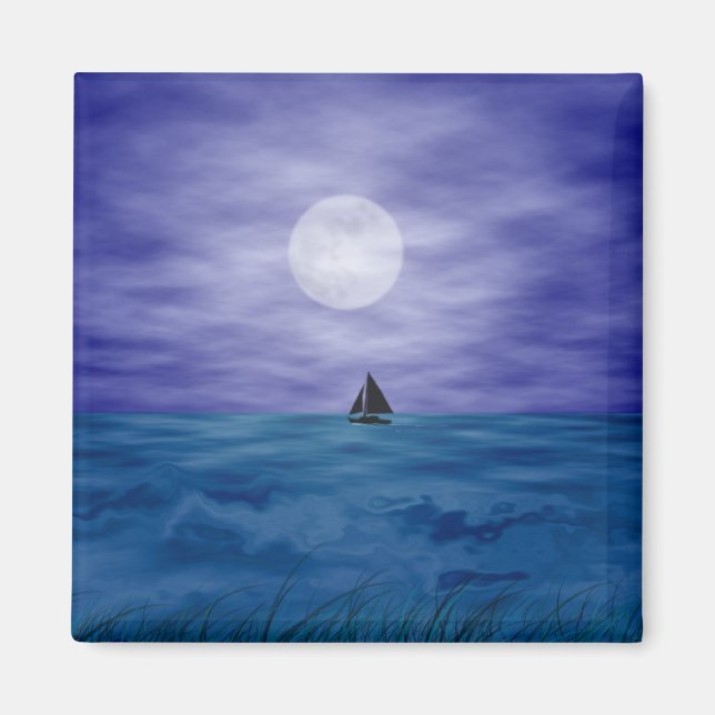 Sailing Under The Moon Magnet (Front)