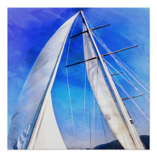 Sailing Unties The Knots Of My Mind Artistic Riggi Poster