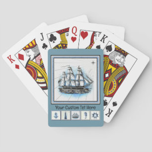 Sailing Vintage Artistic Nautical Playing Cards