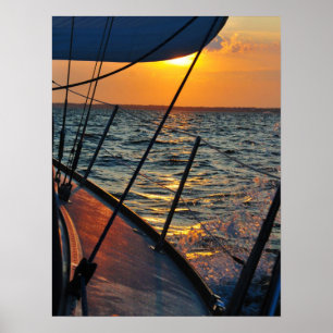 Sailing West Canvas Print