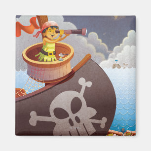 Sailing with Pirates Magnet