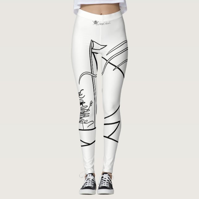 Sailing with Unravel Travel Leggings (Front)