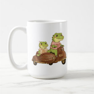 Sailor Ace and First Mate Gator Duo - Retro Advent Coffee Mug