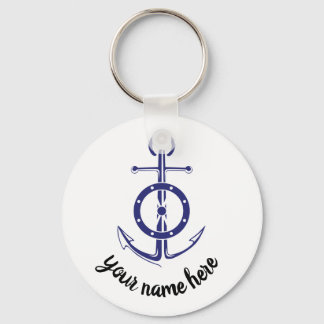sailor anchor key ring
