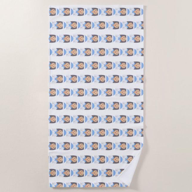Sailor Beach Towel (Front)