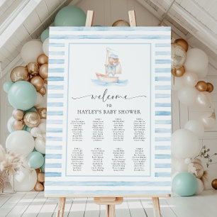Sailor Bear Blue Stripe Seating Chart