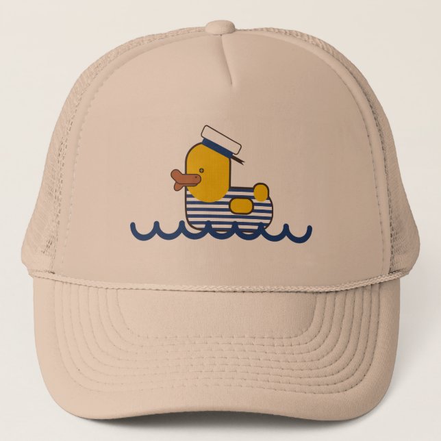 Sailor duck trucker hat (Front)