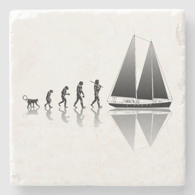 Sailor Evolution Stone Coaster (Front)