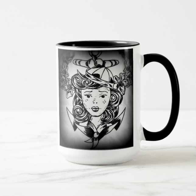 Sailor girl mug (Right)