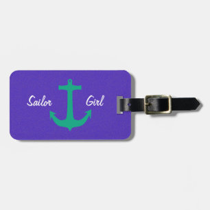 Sailor Girl Travel Tag