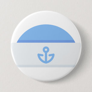 sailor hat 7.5 cm round badge