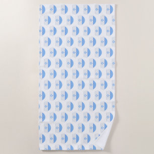 sailor hat beach towel