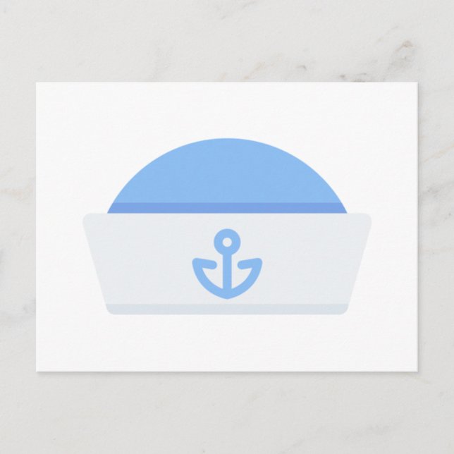 sailor hat postcard (Front)