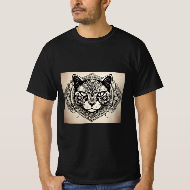Sailor Jerry Cat Flash T-Shirt (Front)
