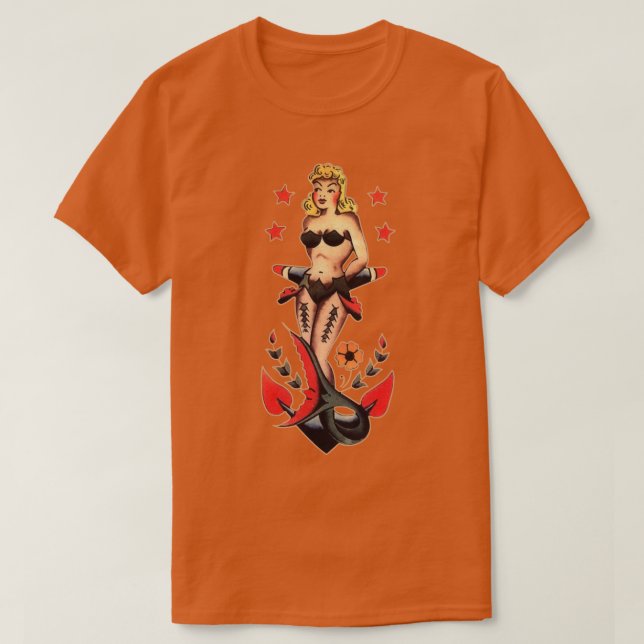 Sailor Jerry Mermaid T-Shirt (Design Front)