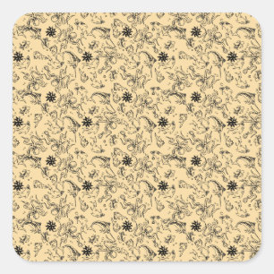 Sailor Jerry Pattern Square Sticker