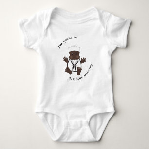 Sailor mummy baby bodysuit