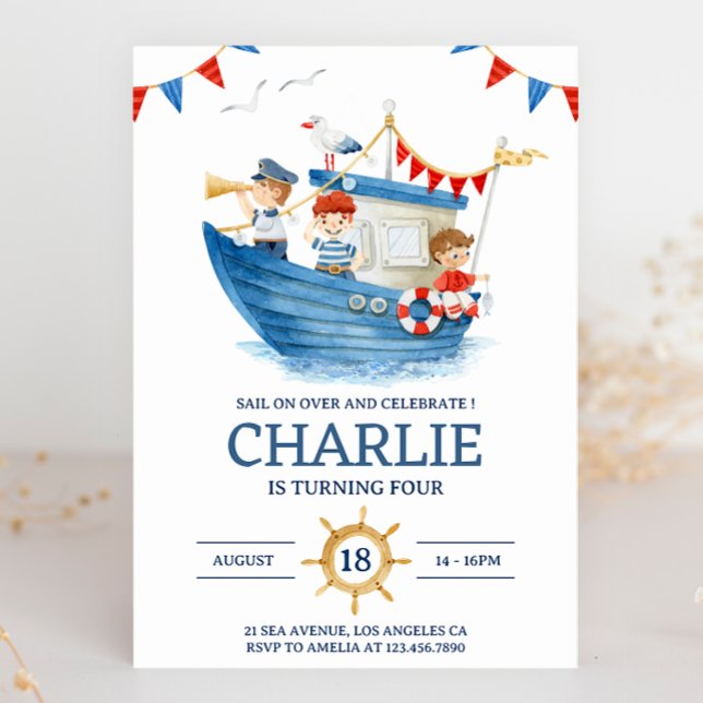 Sailor Nautical Summer Invitation (Creator Uploaded)