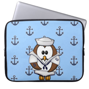 sailor owl laptop sleeve