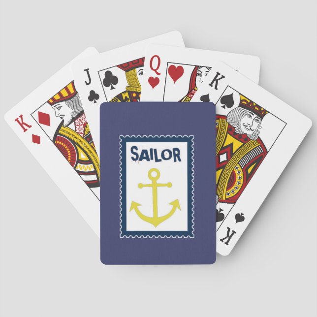 Sailor Playing Cards (Back)