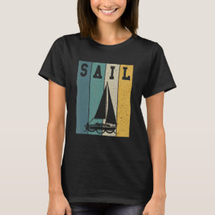 Sailor Sailboat Sunset Boat Captain Sailing 1 T-Shirt