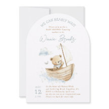 Sailor Teddy Bear We Can Bearly Wait Baby Shower