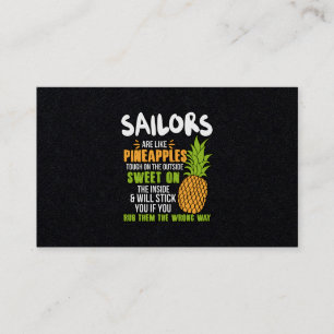 Sailors Are Like Pineapples. Business Card