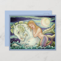 SAILOR'S FANTASY MERMAID RIDING MERHORSE, SEAHORSE