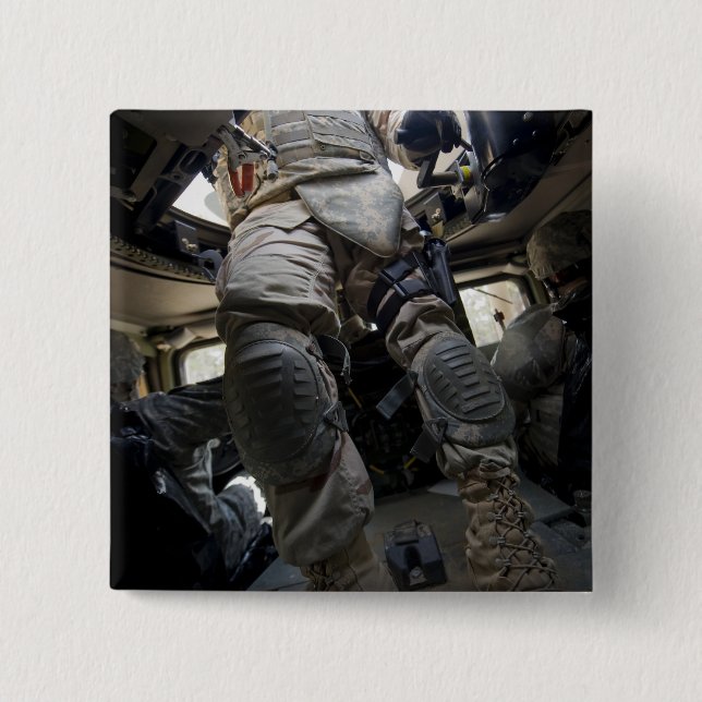 Sailors learn convoy procedures 15 cm square badge (Front)