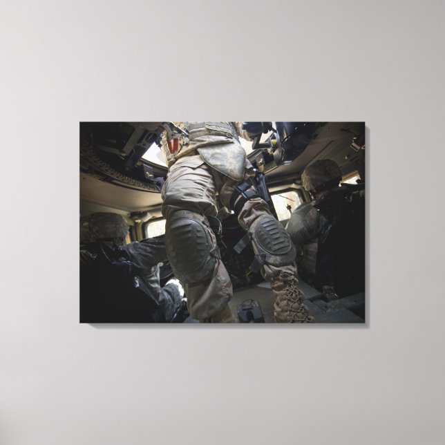 Sailors learn convoy procedures canvas print (Front)