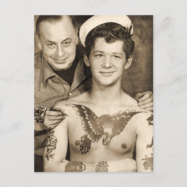 Sailor's Tattoo Day Postcard (Front)