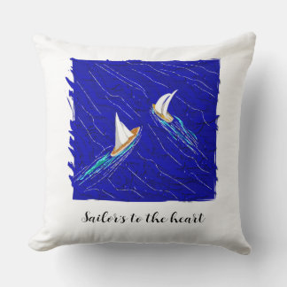 Sailor's to the heart cushion