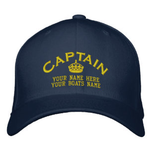 Sailors yacht captains sailing embroidered hat