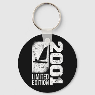 Sailors Yacht-sailboats Vintage 2001 Birthday Ding Key Ring