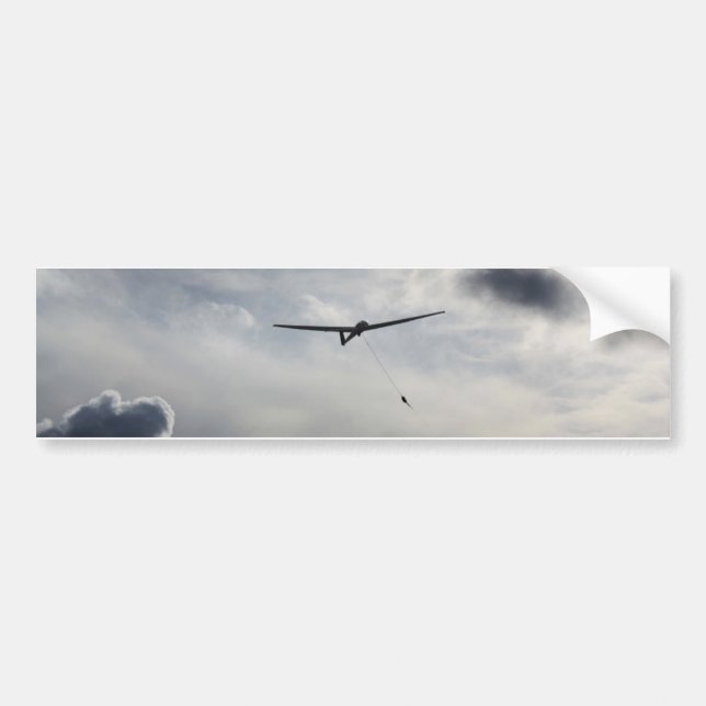 Sailplane Launching Bumper Sticker (Front)