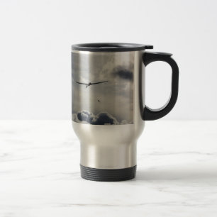 Sailplane Launching Travel Mug