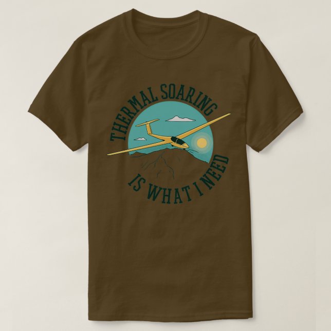 SAILPLANE Pilot Gift  T-Shirt (Design Front)