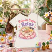 Saimin Says Relax Kawaii Acrylic Ornament