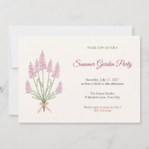 Sainfoin Summer Garden Party Invitation