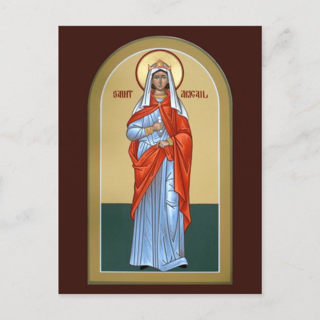 Saint Abigail Prayer Card (Front)