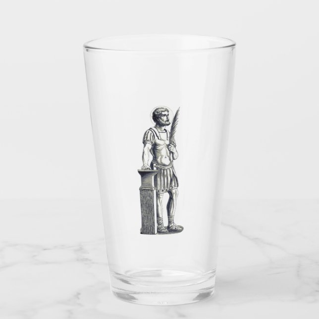 Saint Adrian Herculian Guard Glass (Front)